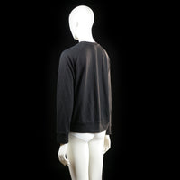 H&M - sweatshirt - Black - (Storlek: S)