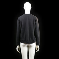 H&M - sweatshirt - Black - (Storlek: S)