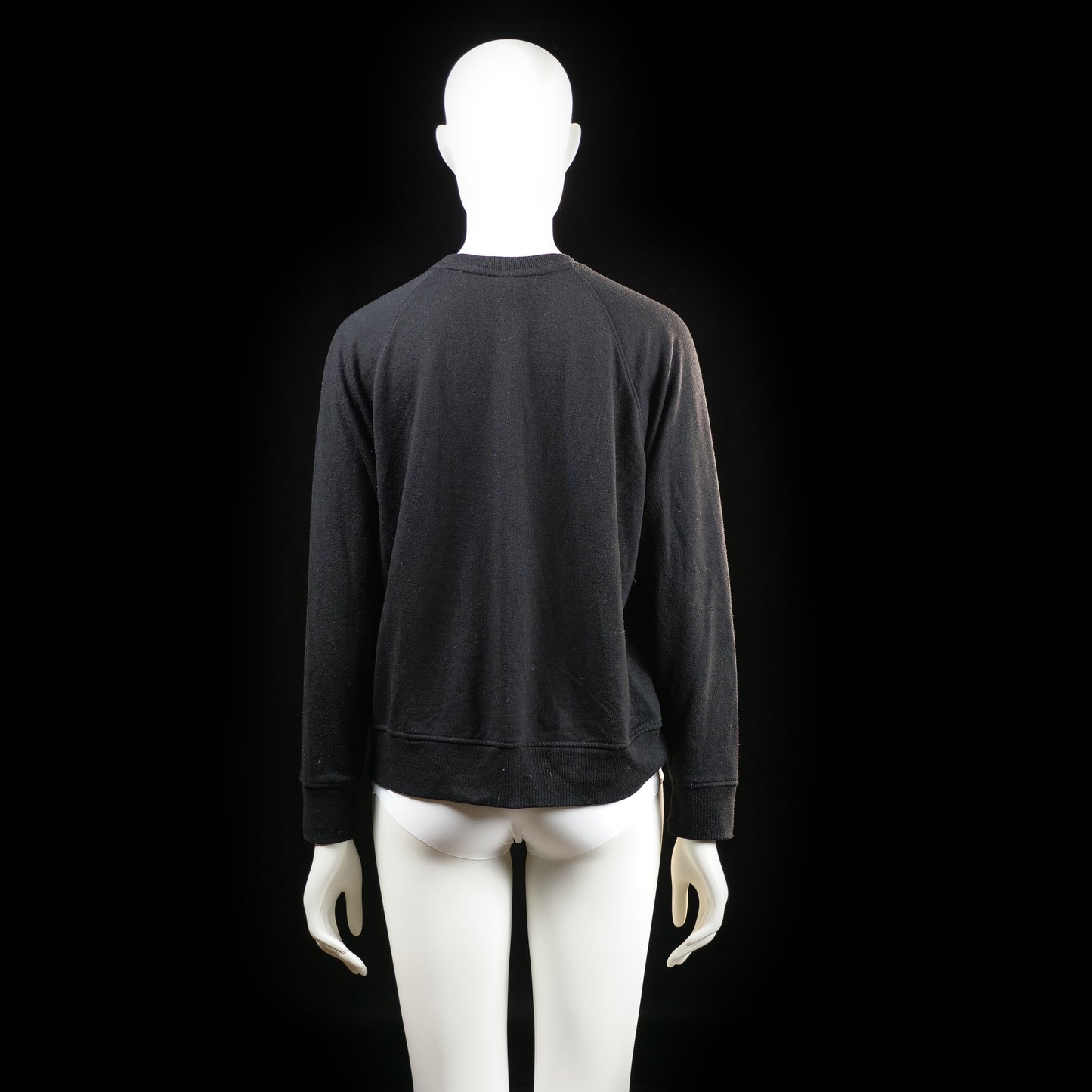 H&M - sweatshirt - Black - (Storlek: S)