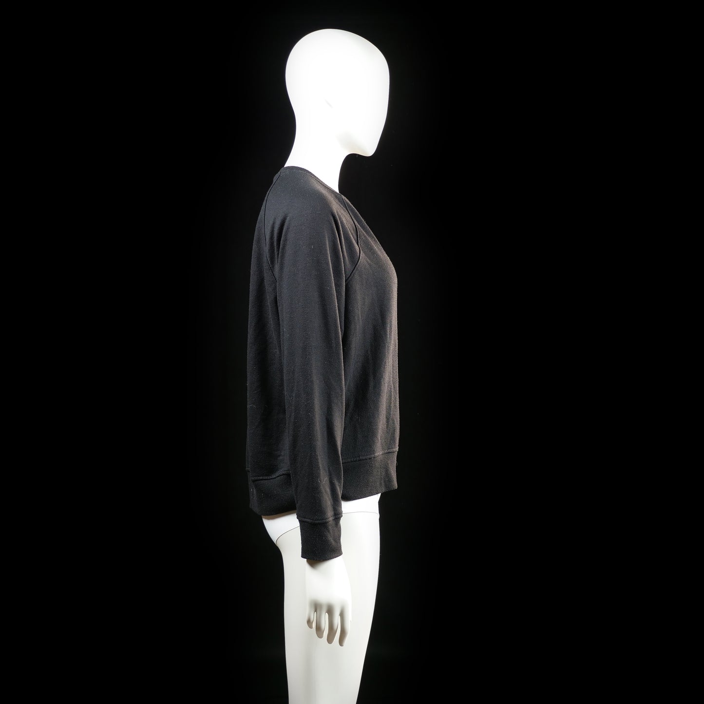 H&M - sweatshirt - Black - (Storlek: S)