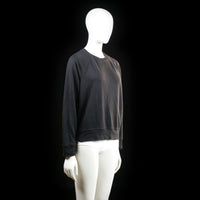 H&M - sweatshirt - Black - (Storlek: S)