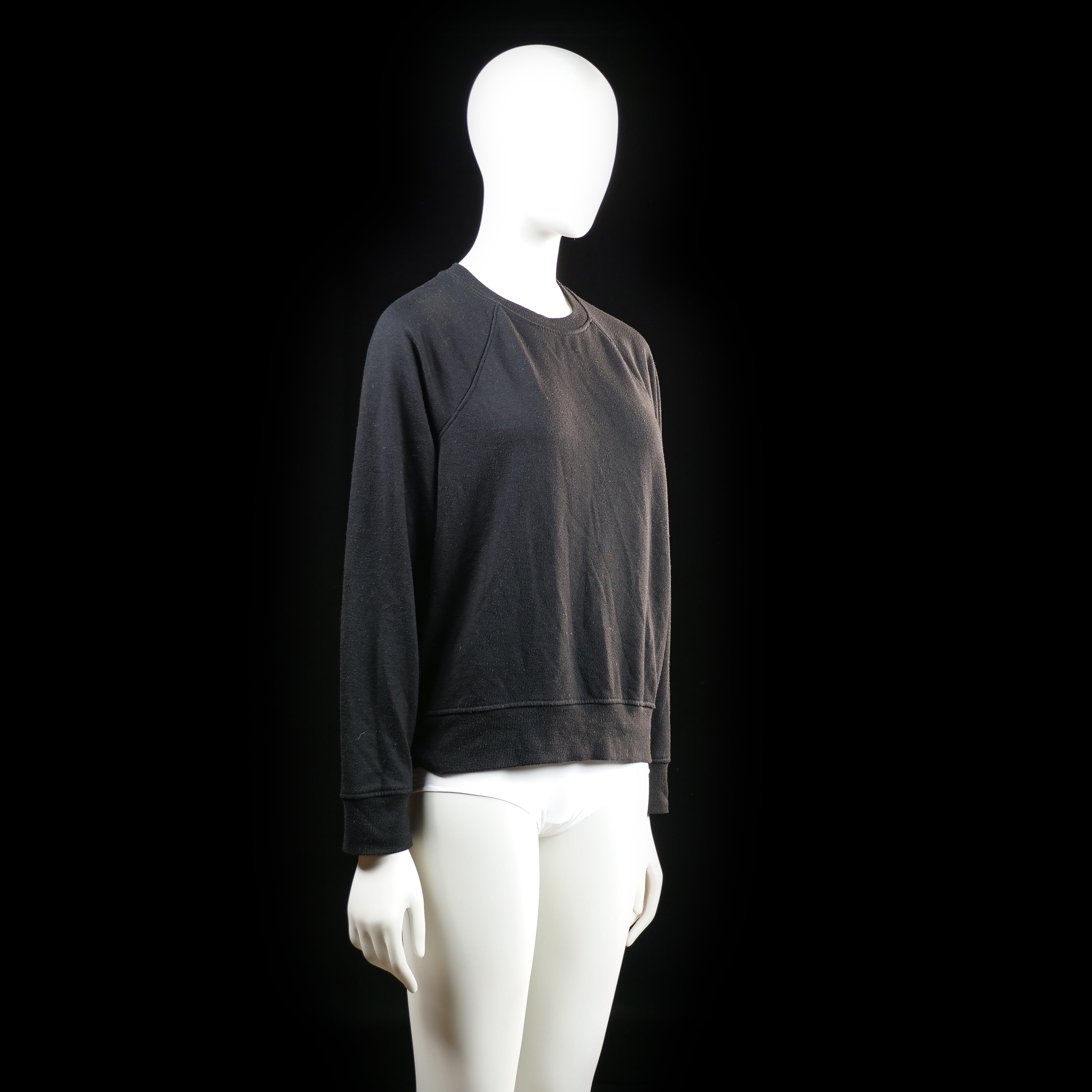 H&M - sweatshirt - Black - (Storlek: S)