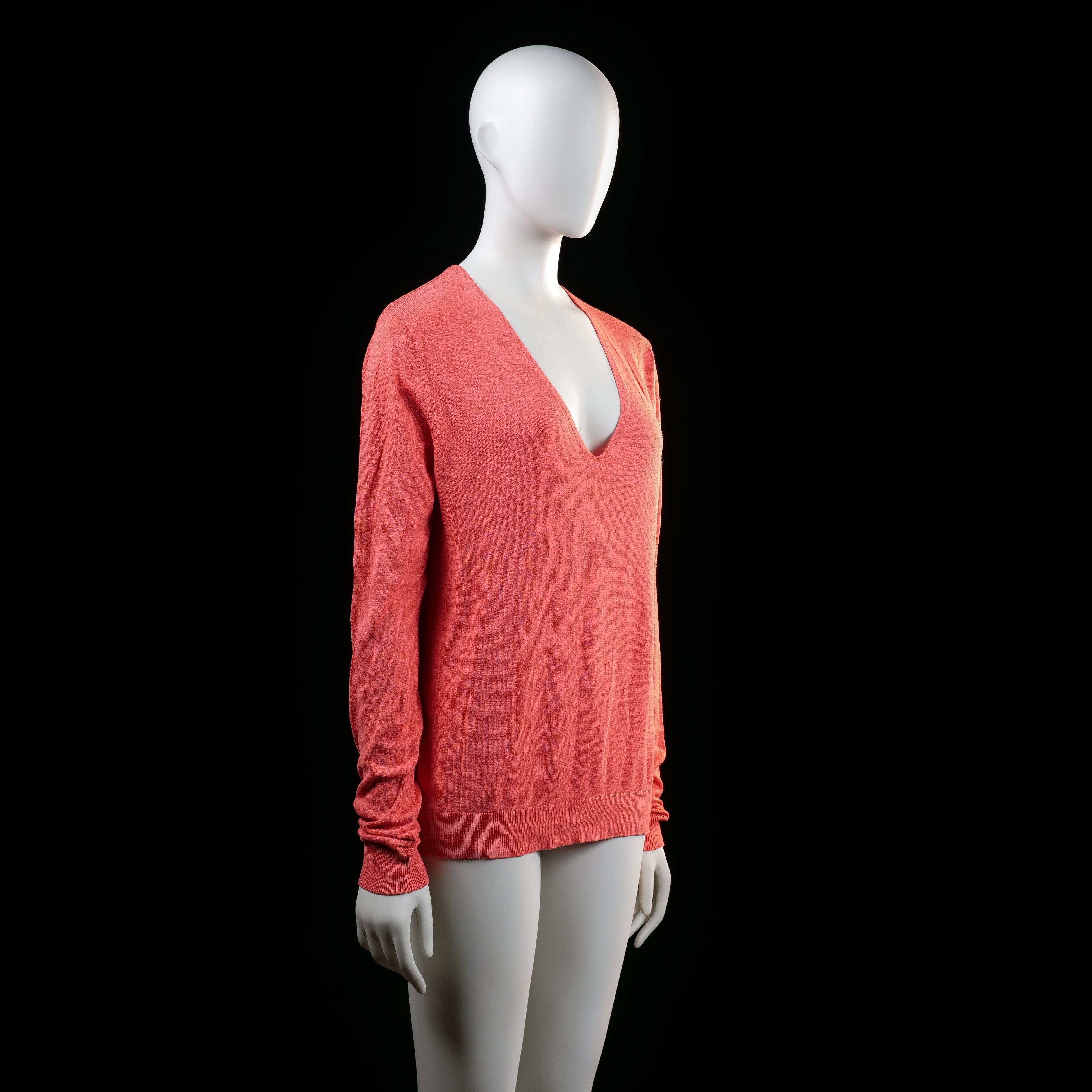Basic You - sweater - Red - (Storlek: S)