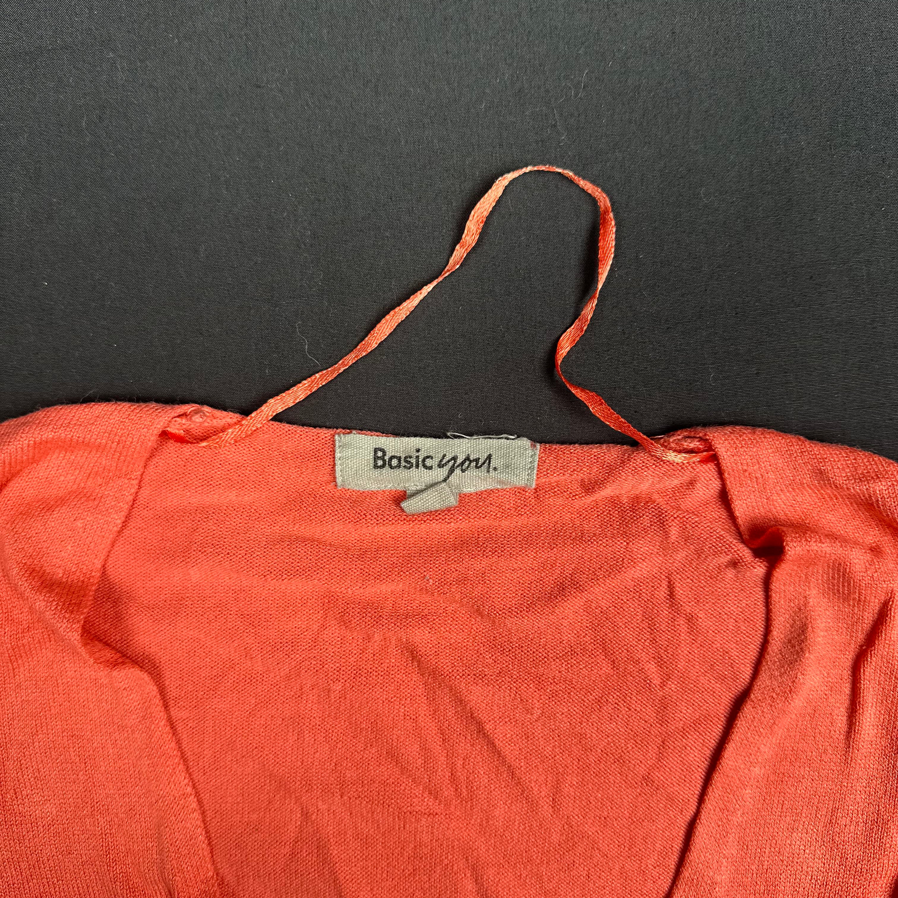 Basic You - sweater - Red - (Storlek: S)