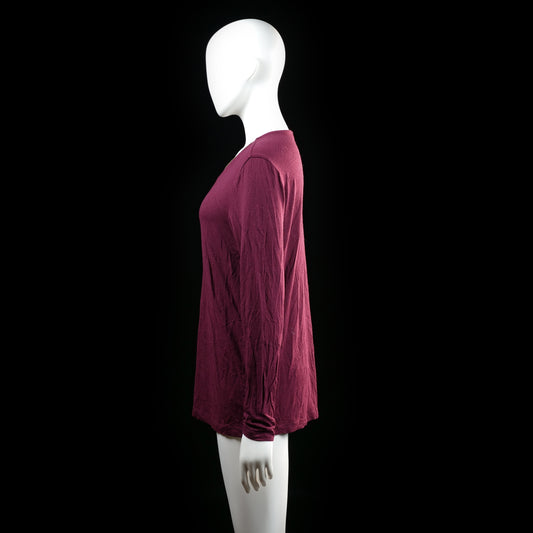 My Wear Woman - long-sleeve top - Burgundy - (Storlek: M)