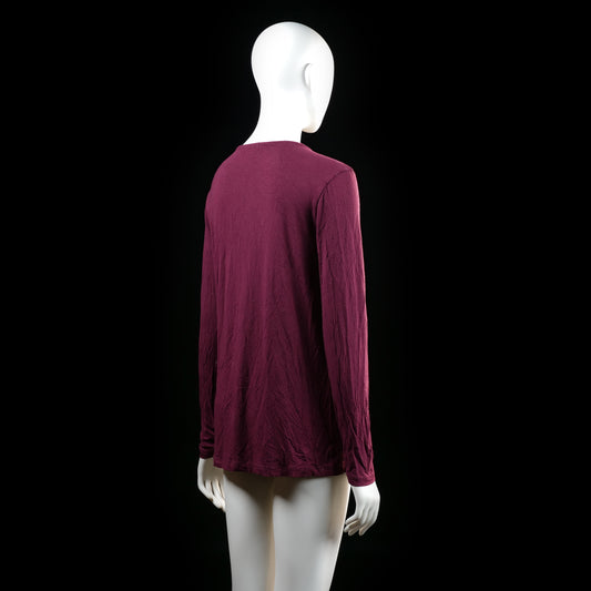 My Wear Woman - long-sleeve top - Burgundy - (Storlek: M)