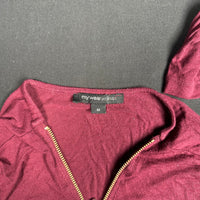 My Wear Woman - long-sleeve top - Burgundy - (Storlek: M)