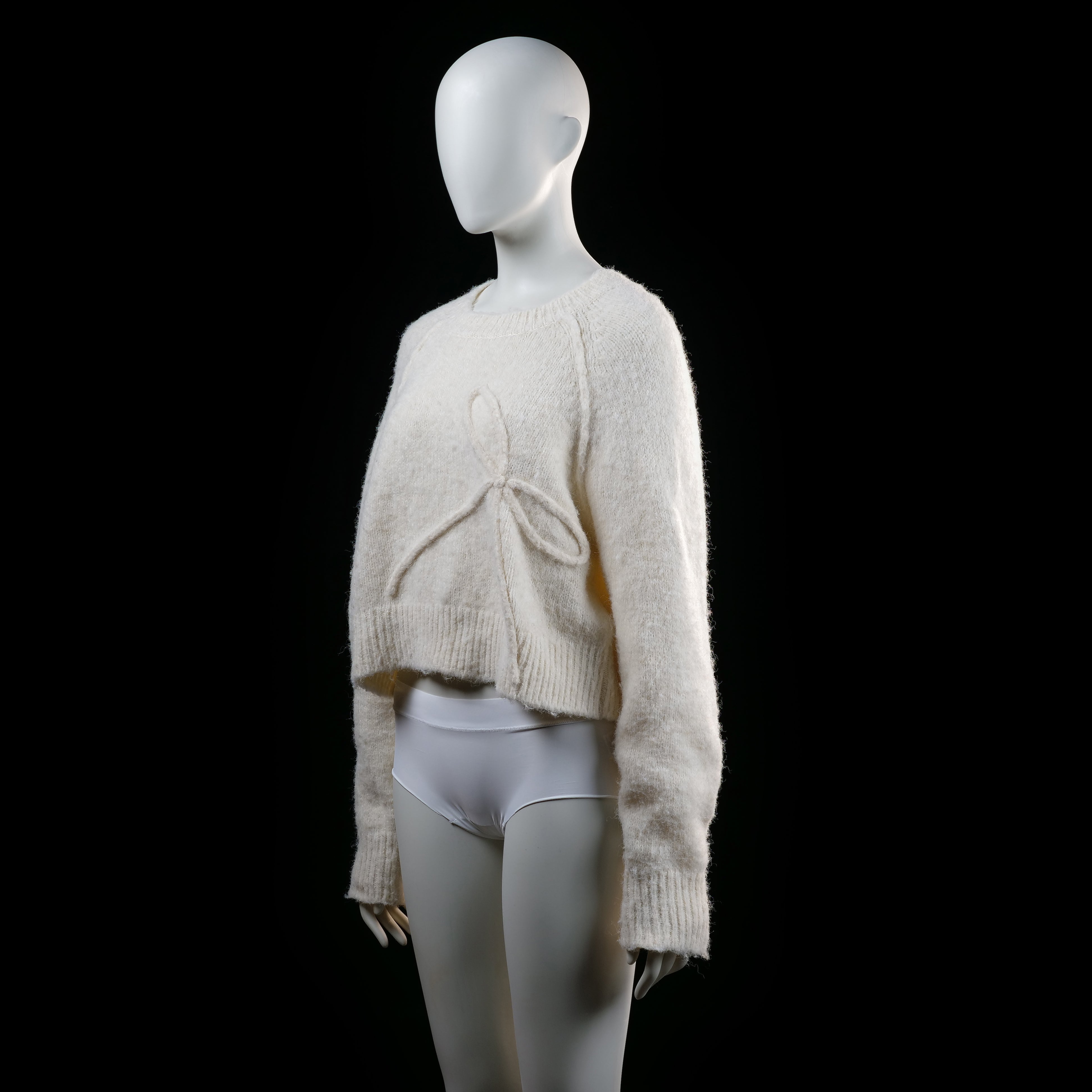American Eagle - sweater - Ivory - (Storlek: M)