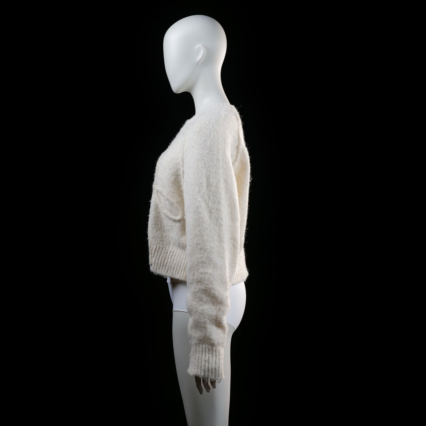 American Eagle - sweater - Ivory - (Storlek: M)