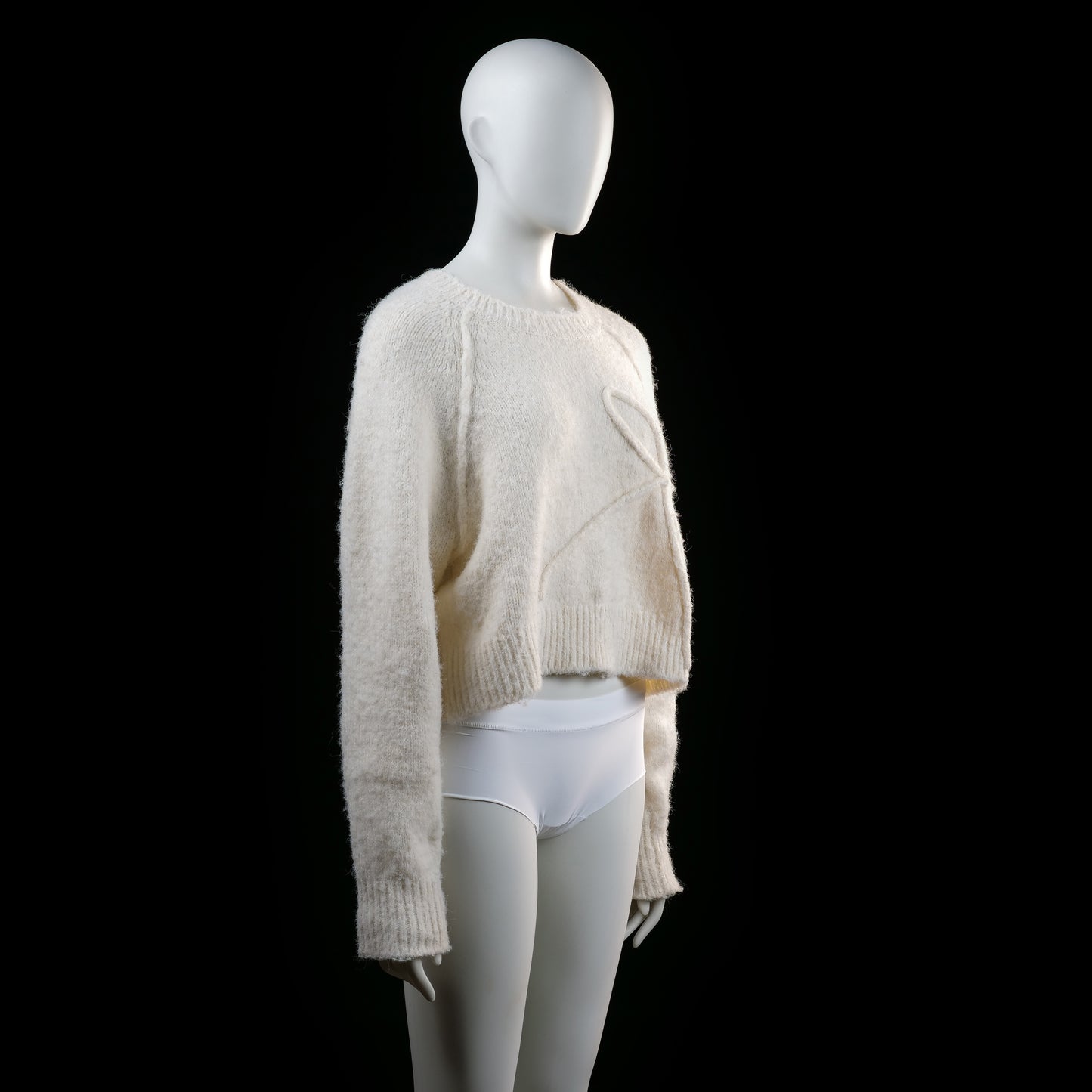 American Eagle - sweater - Ivory - (Storlek: M)