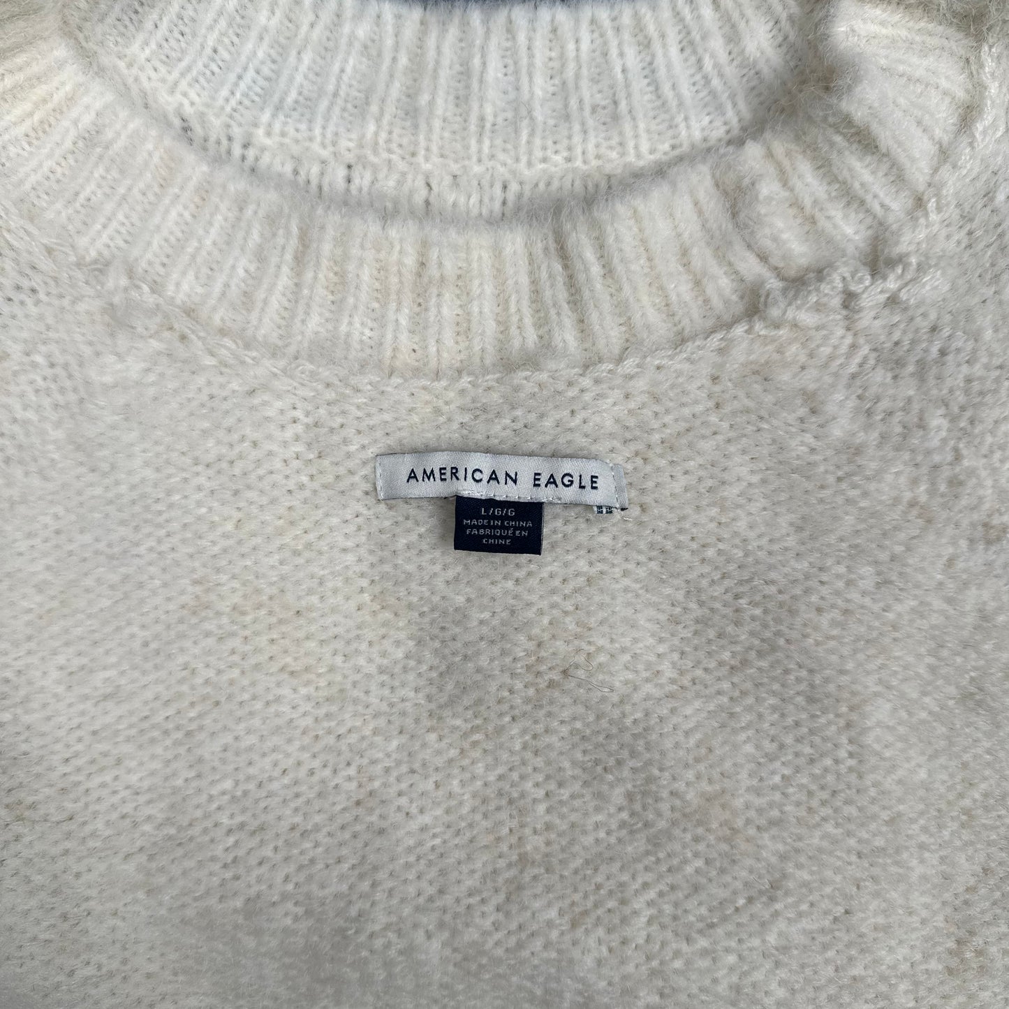 American Eagle - sweater - Ivory - (Storlek: M)