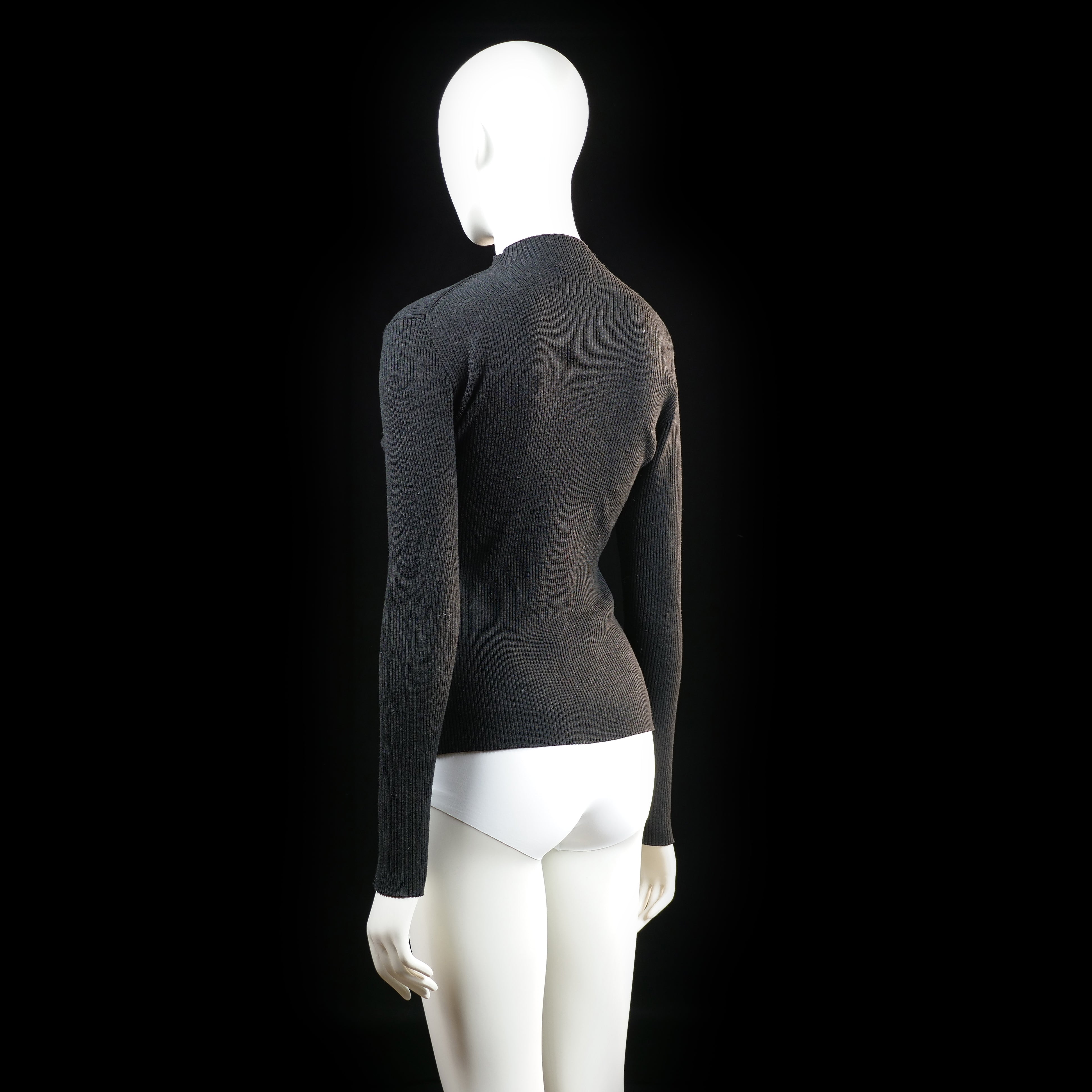 H&M - sweater - Black - (Storlek: M)