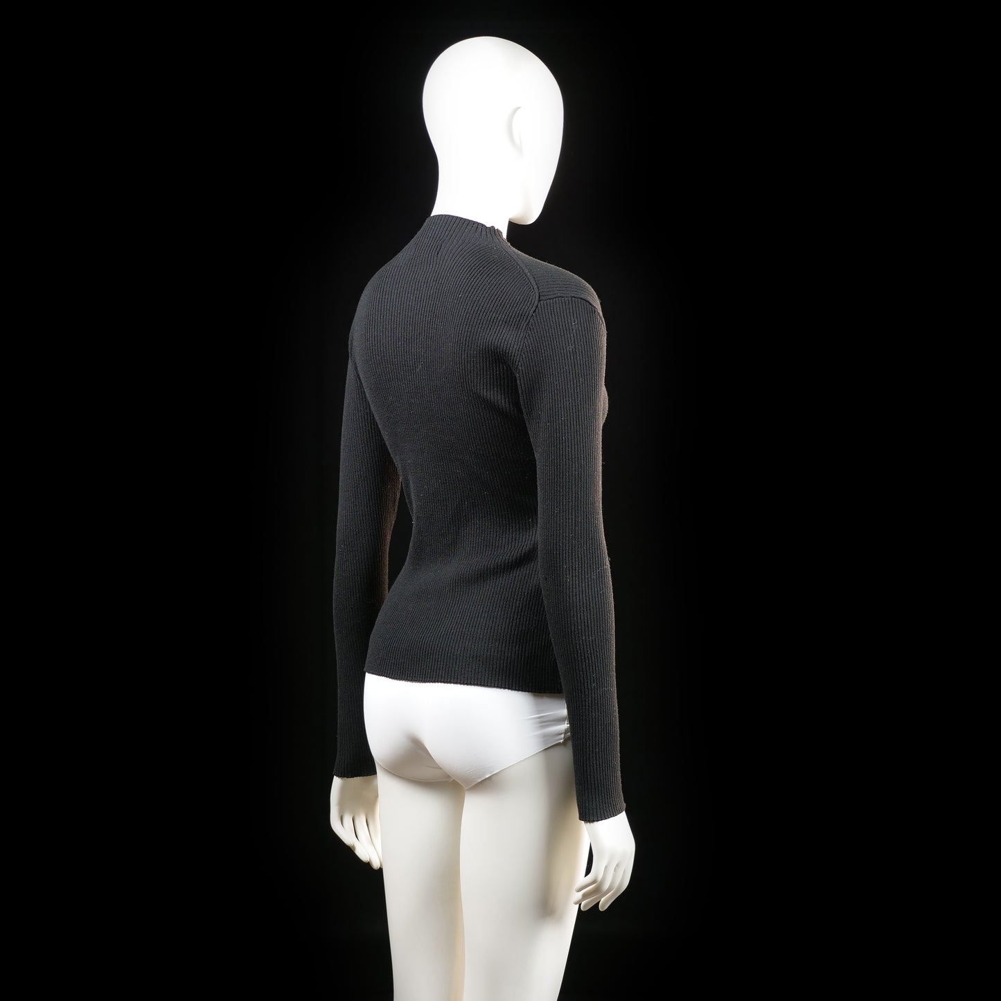 H&M - sweater - Black - (Storlek: M)