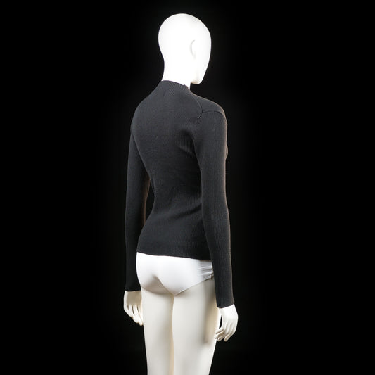 H&M - sweater - Black - (Storlek: M)