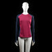 4U Sport - long-sleeve top - Burgundy, Navy - (Storlek: S)