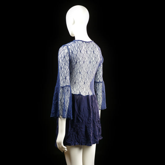 Kiss The Sky - tunic - Navy - (Storlek: S)