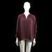 Wera - blouse - Burgundy - (Storlek: 40)