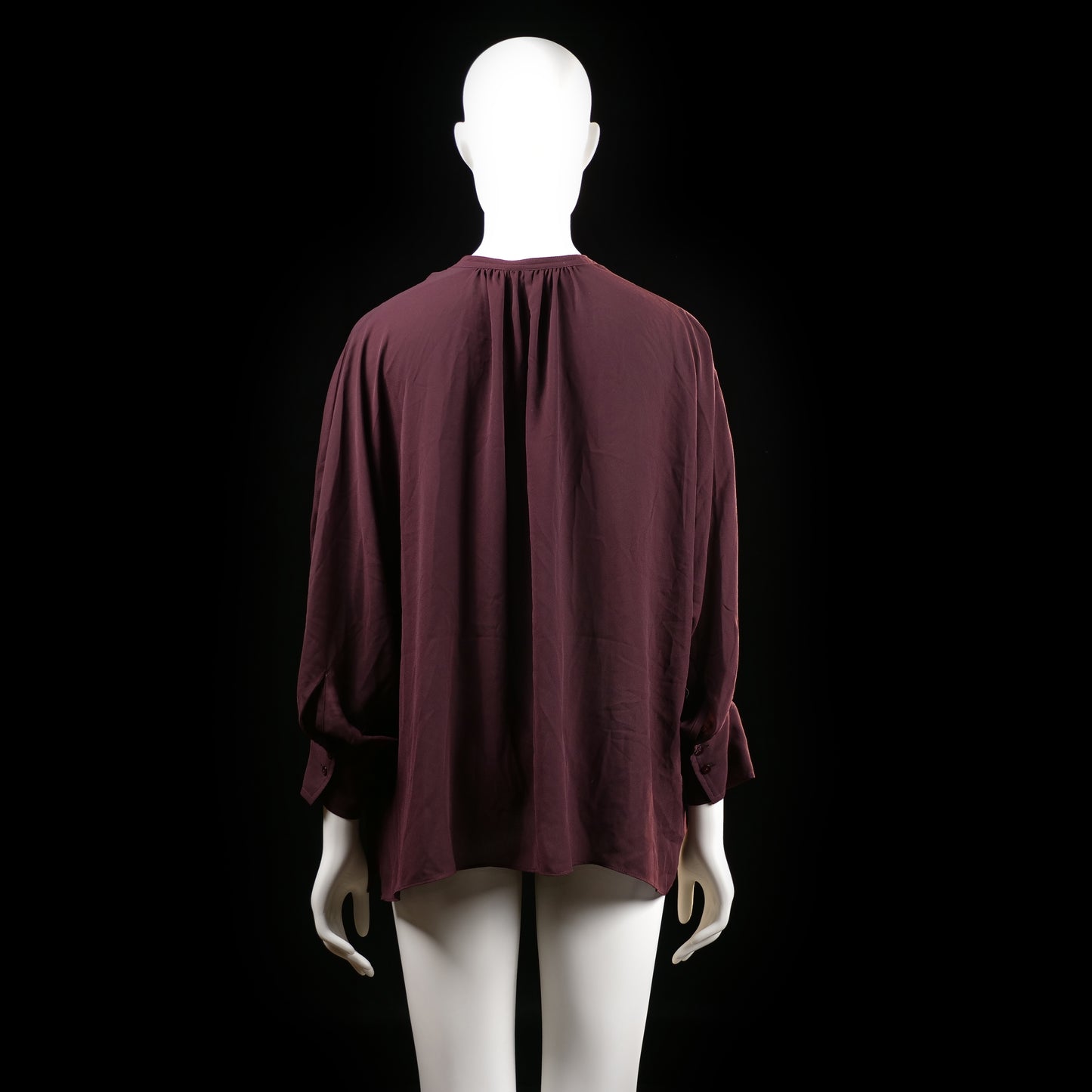 Wera - blouse - Burgundy - (Storlek: 40)