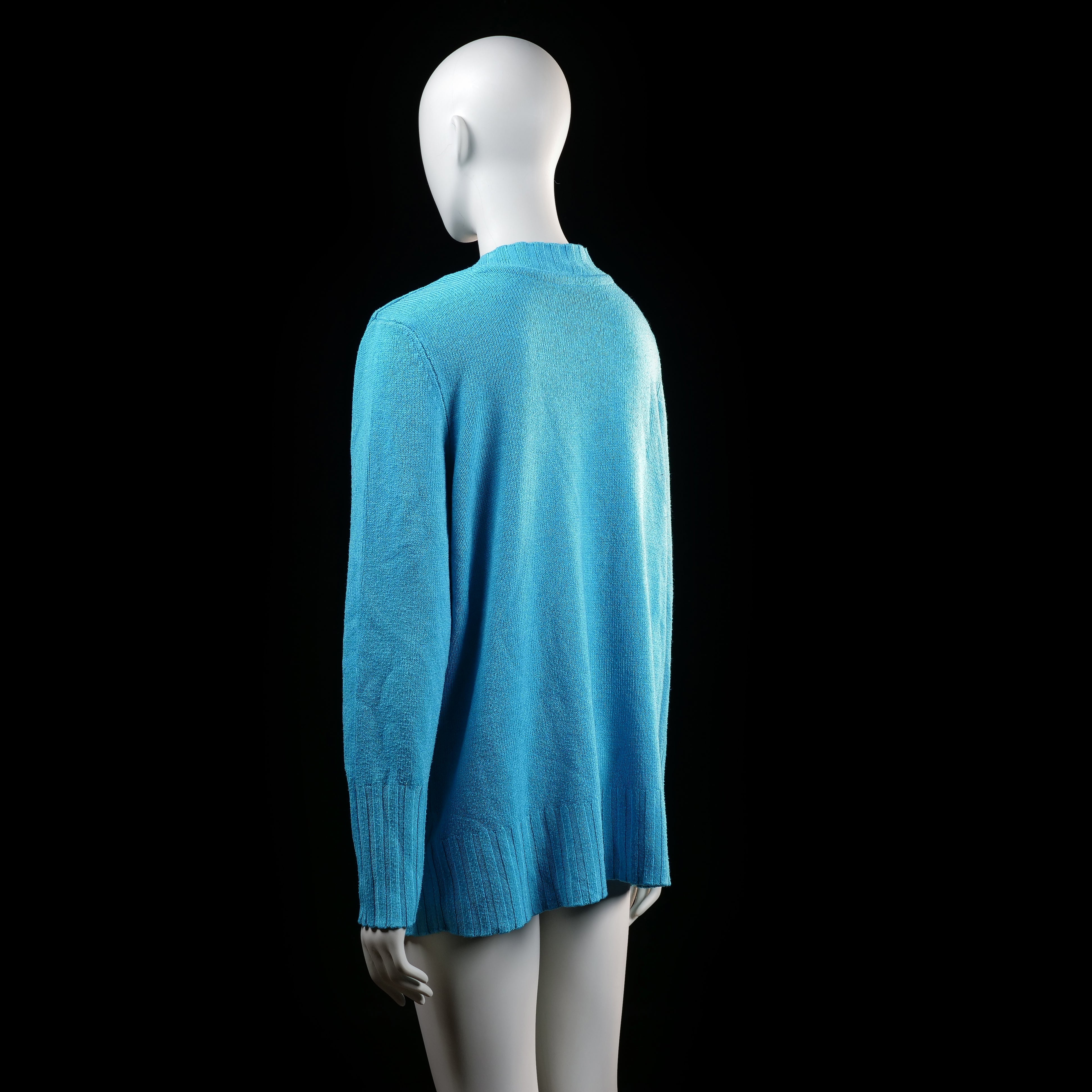 Bonprix - sweater - Sky Blue - (Storlek: 48, 50)