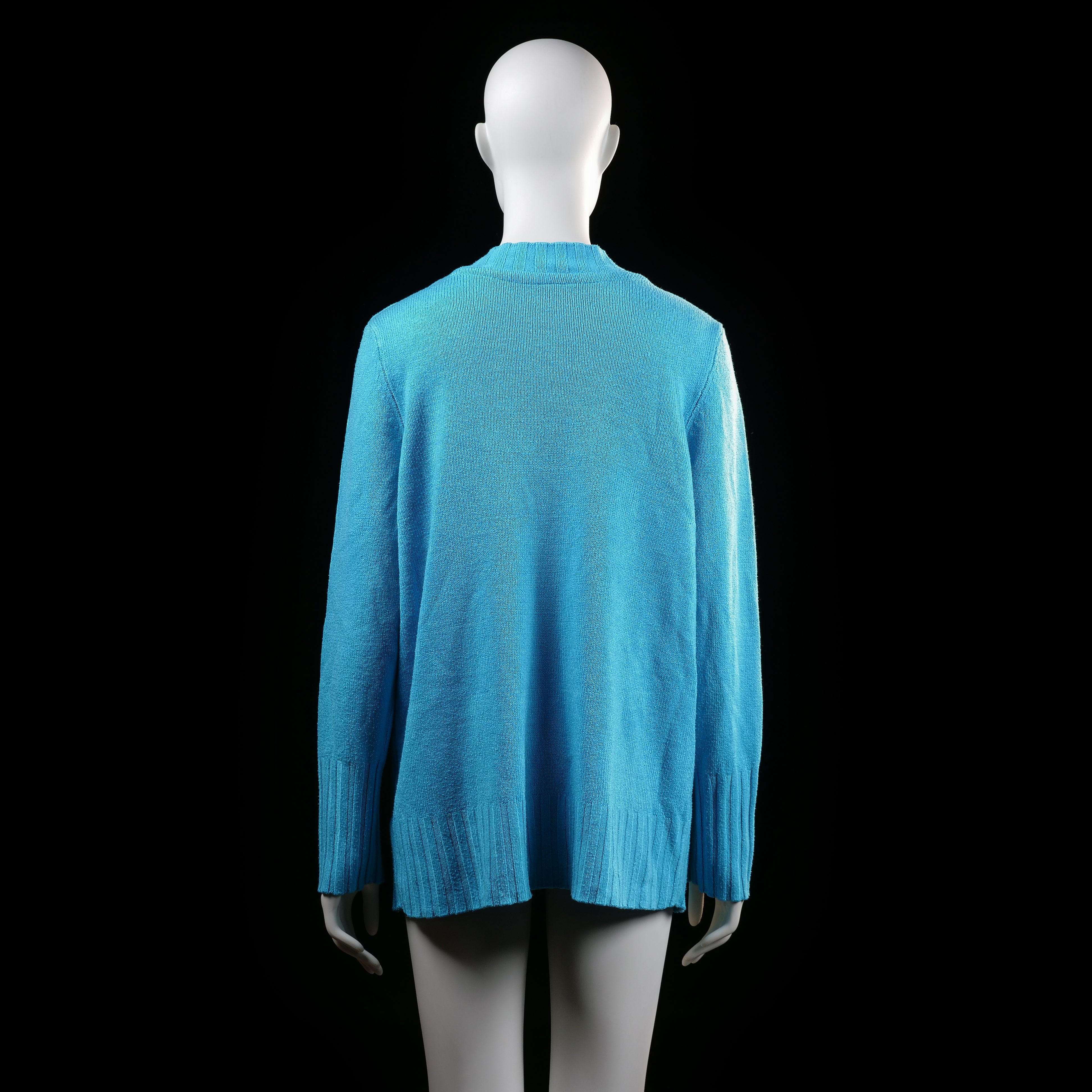 Bonprix - sweater - Sky Blue - (Storlek: 48, 50)