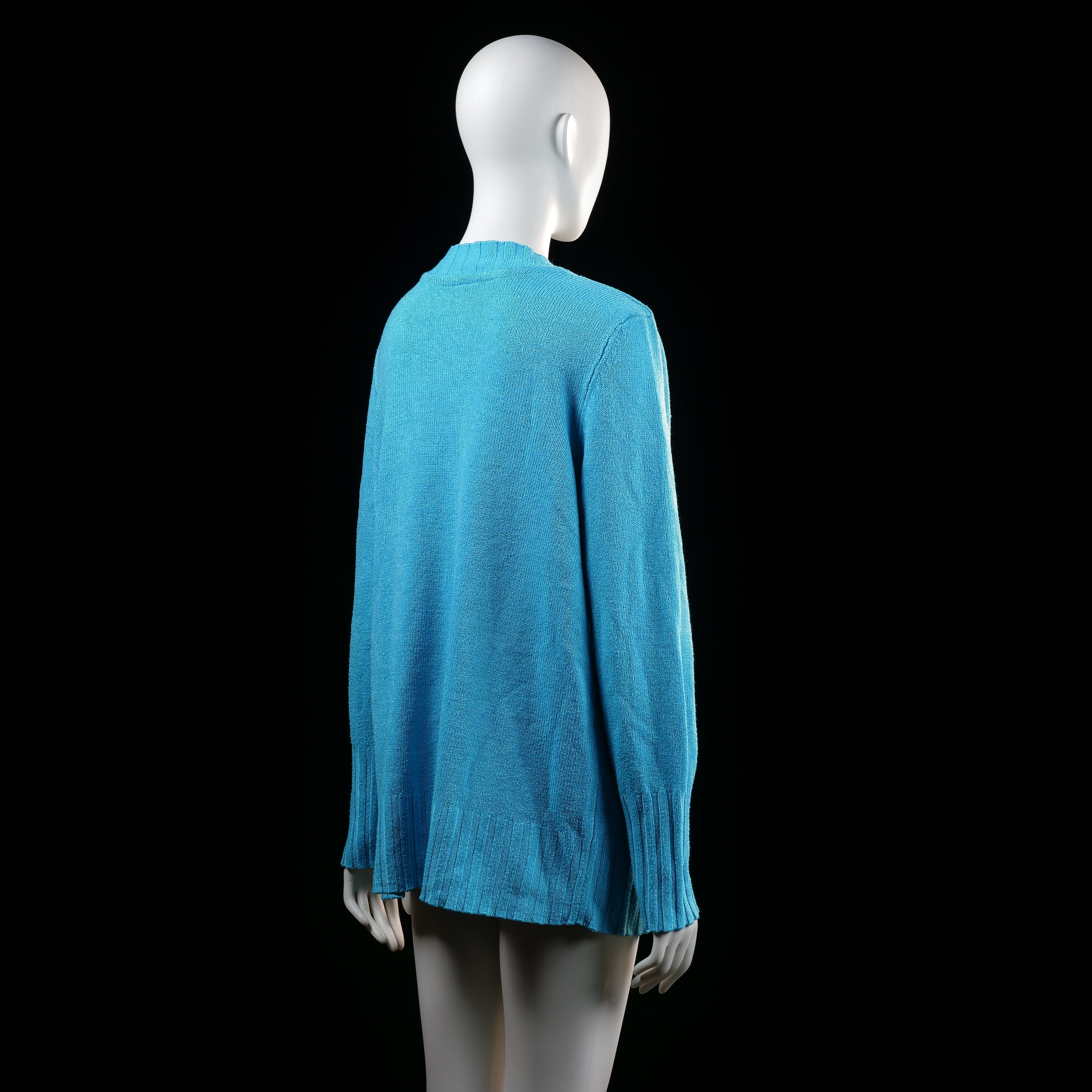 Bonprix - sweater - Sky Blue - (Storlek: 48, 50)