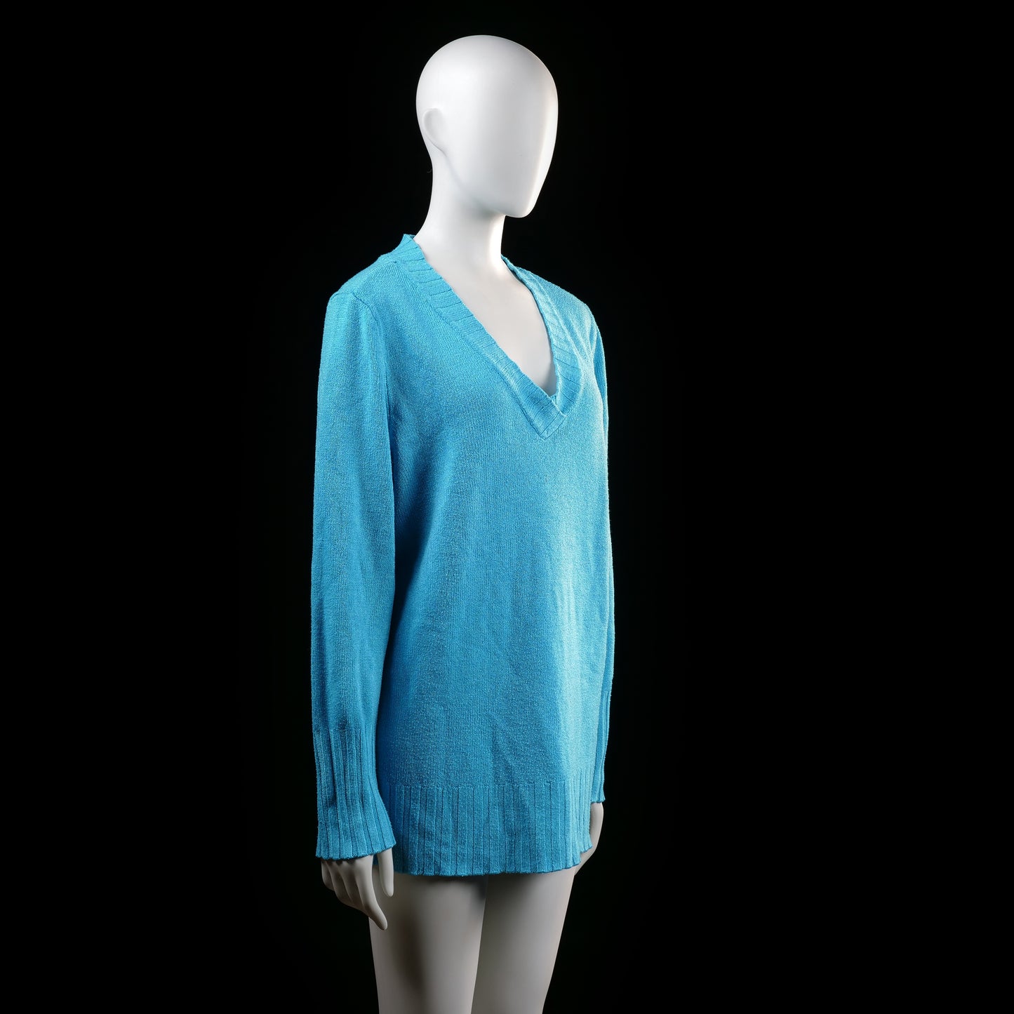 Bonprix - sweater - Sky Blue - (Storlek: 48, 50)
