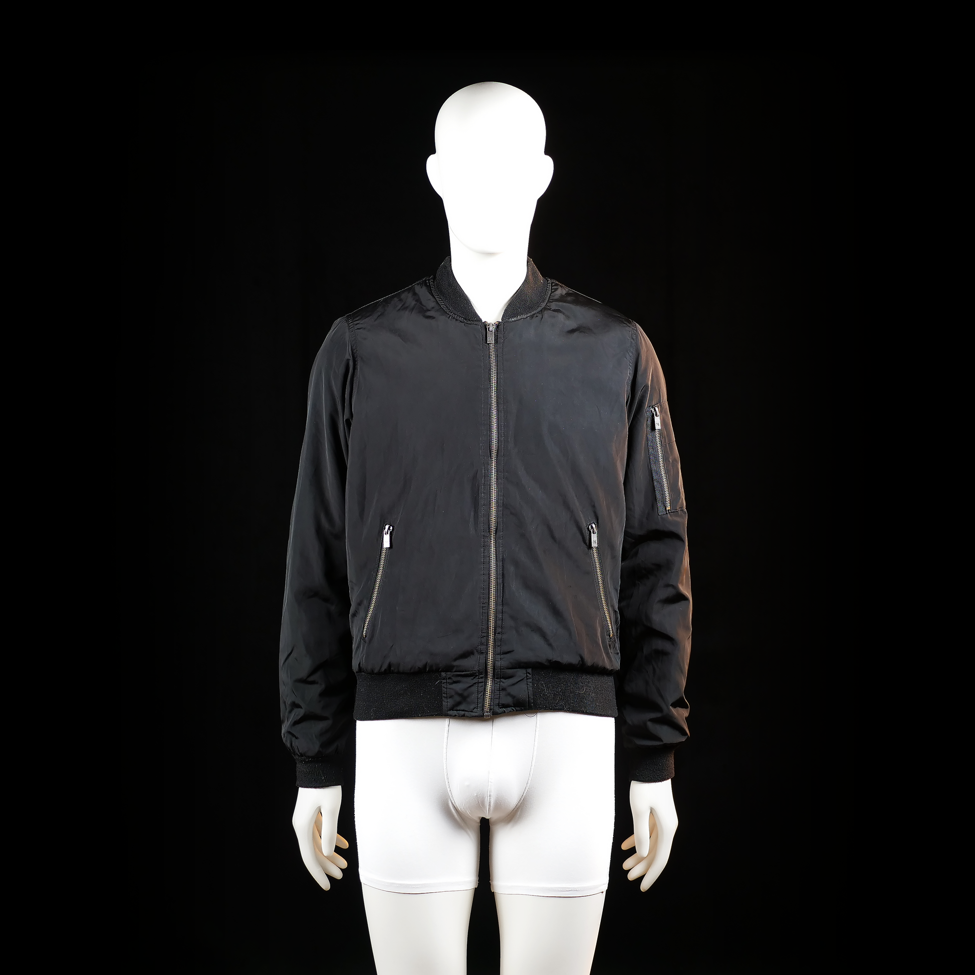Lager 157 - bomber jacket - Black - (Storlek: S)