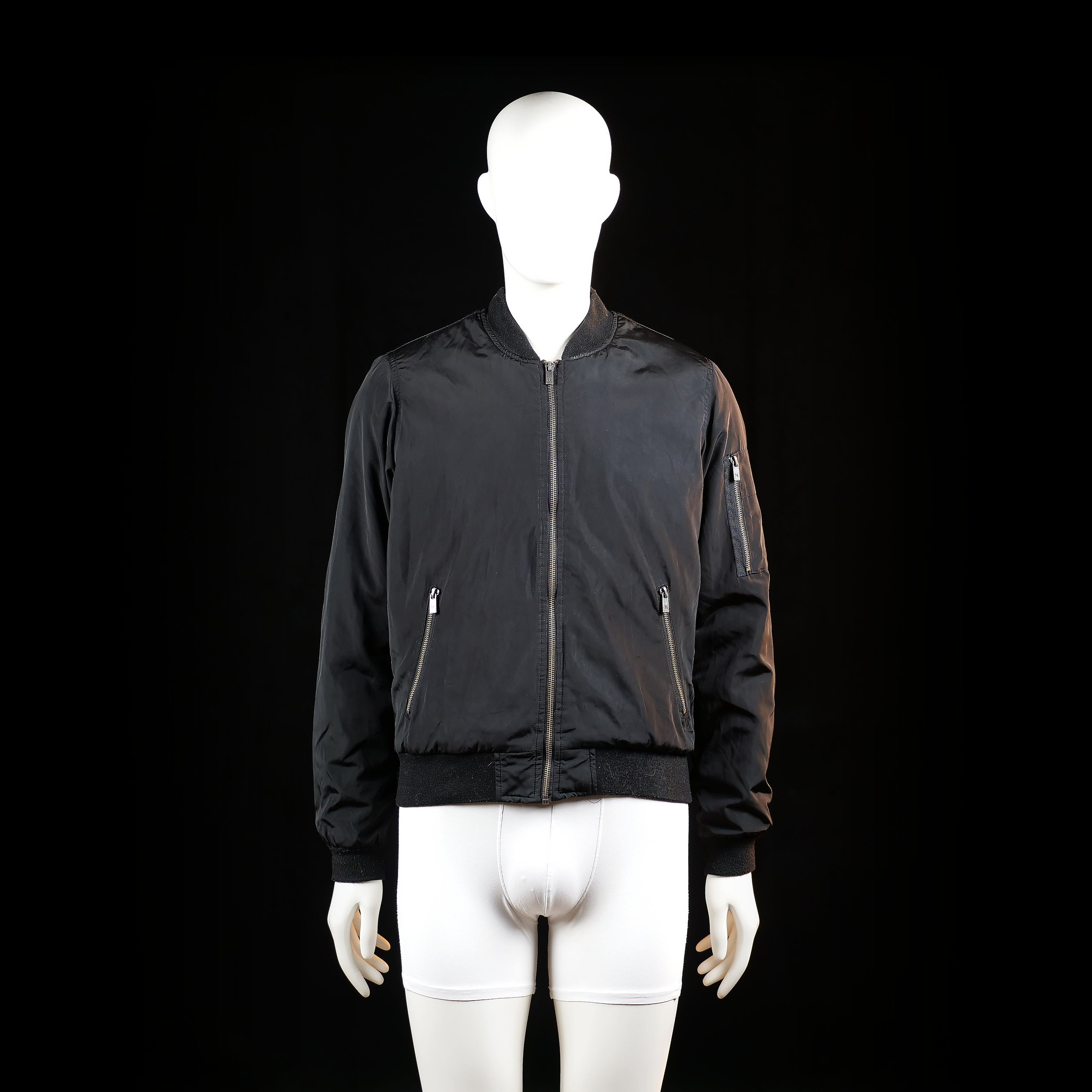 Lager 157 - bomber jacket - Black - (Storlek: S)