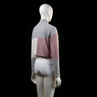 Shein - sweater - Light Gray, Ivory, Rose - (Storlek: S)