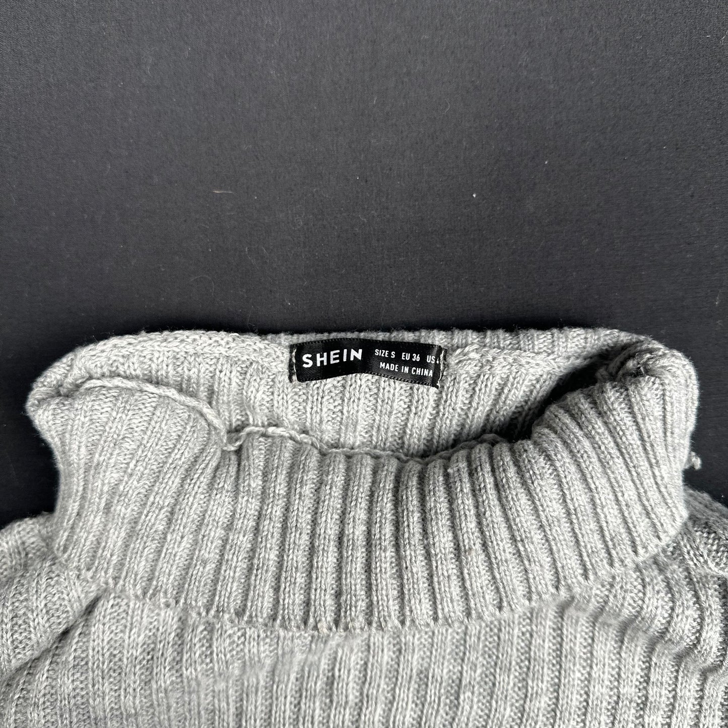 Shein - sweater - Light Gray, Ivory, Rose - (Storlek: S)