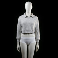 Kappahl - sweater - Light Gray - (Storlek: 146, 152)