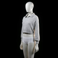 Kappahl - sweater - Light Gray - (Storlek: 146, 152)