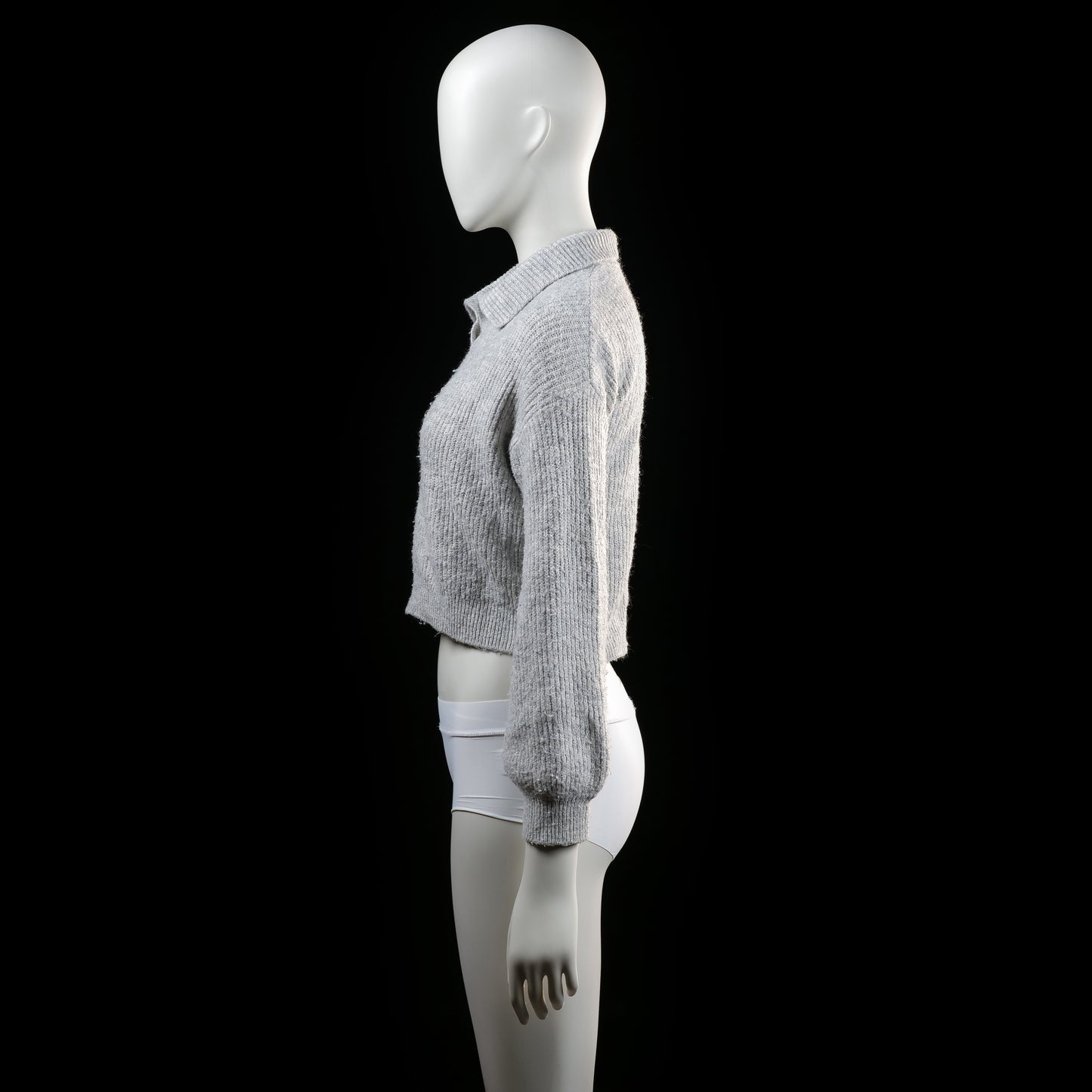 Kappahl - sweater - Light Gray - (Storlek: 146, 152)