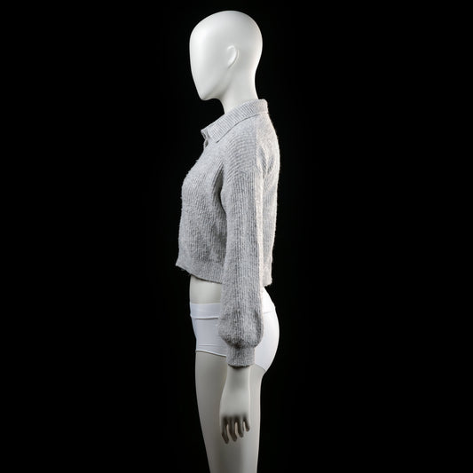 Kappahl - sweater - Light Gray - (Storlek: 146, 152)