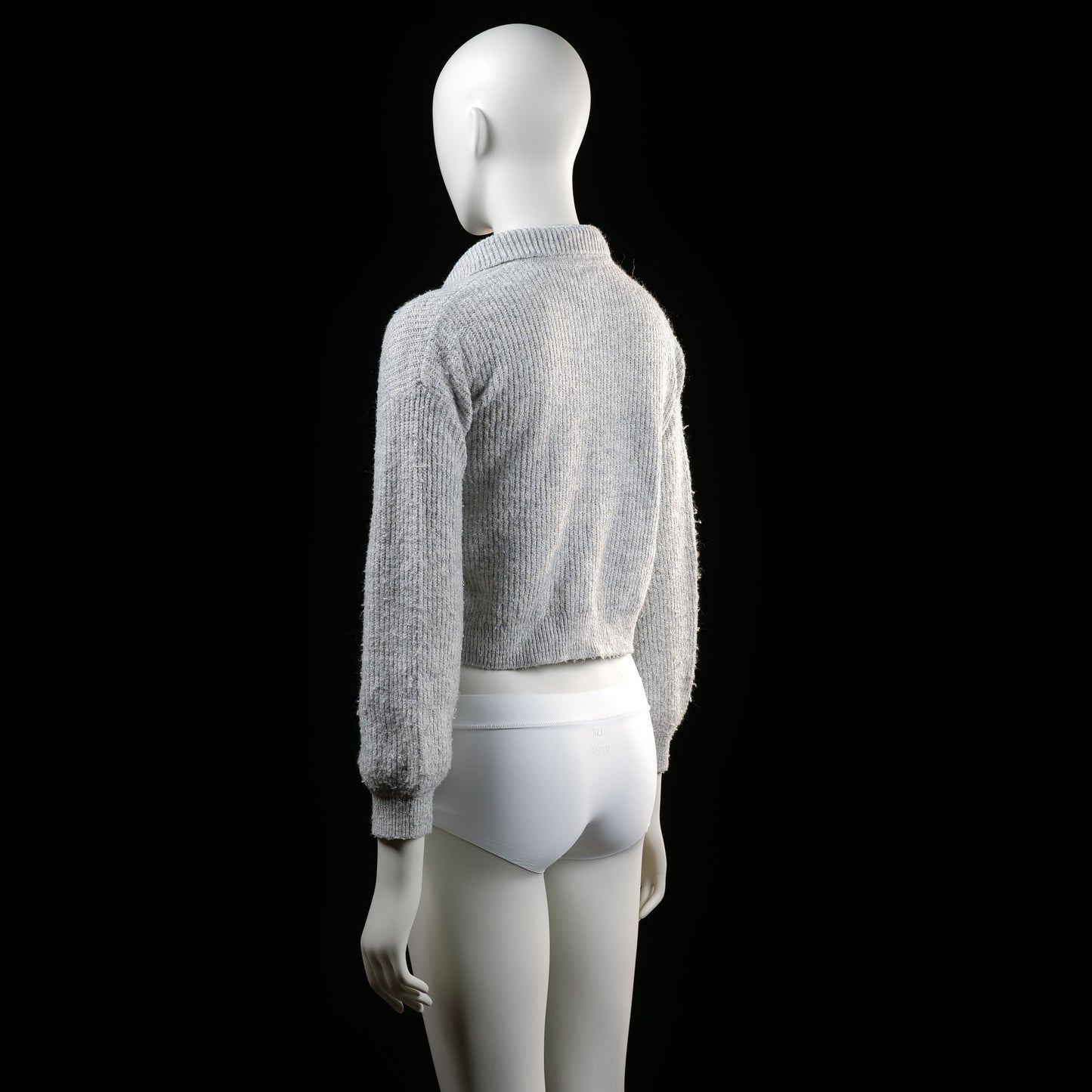 Kappahl - sweater - Light Gray - (Storlek: 146, 152)