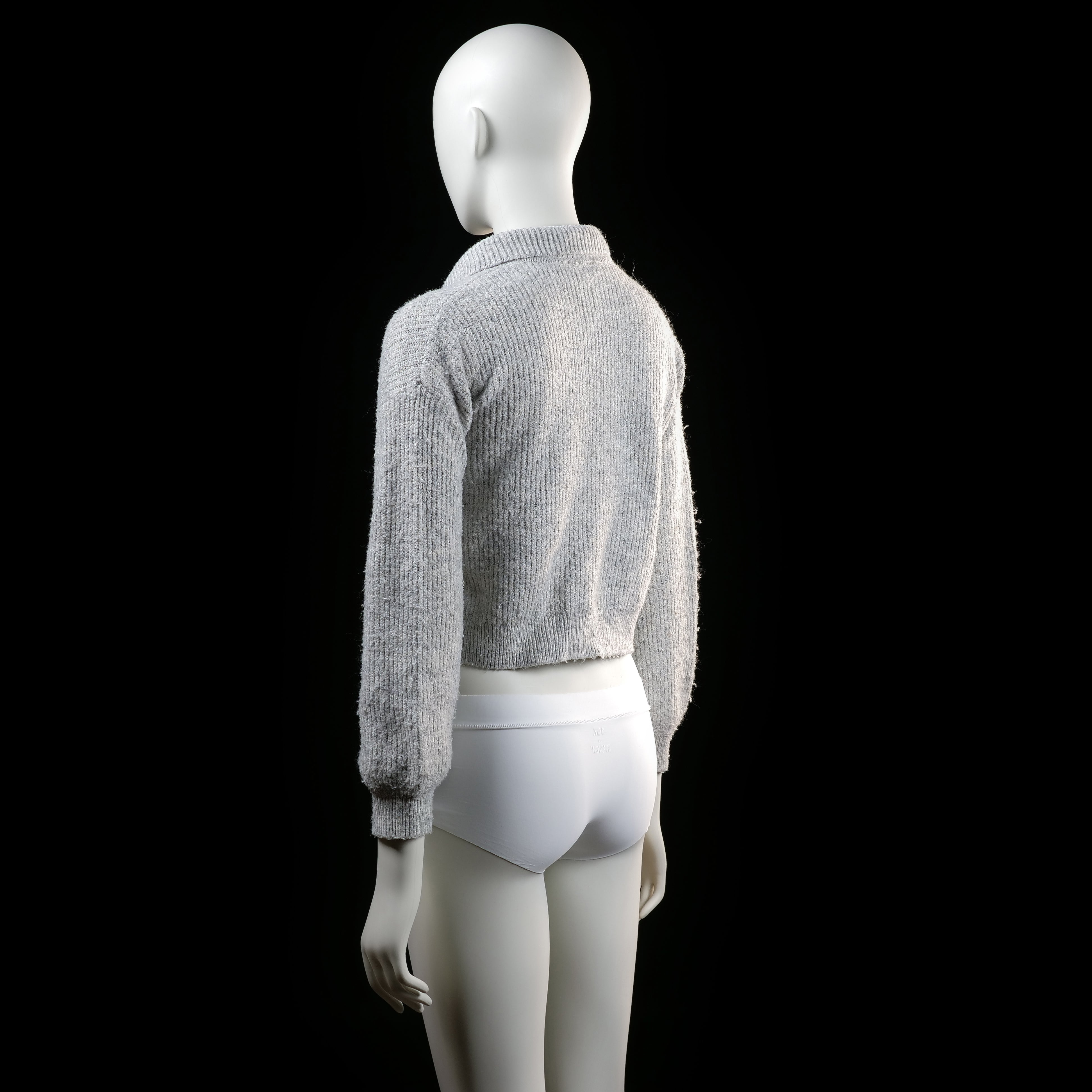 Kappahl - sweater - Light Gray - (Storlek: 146, 152)