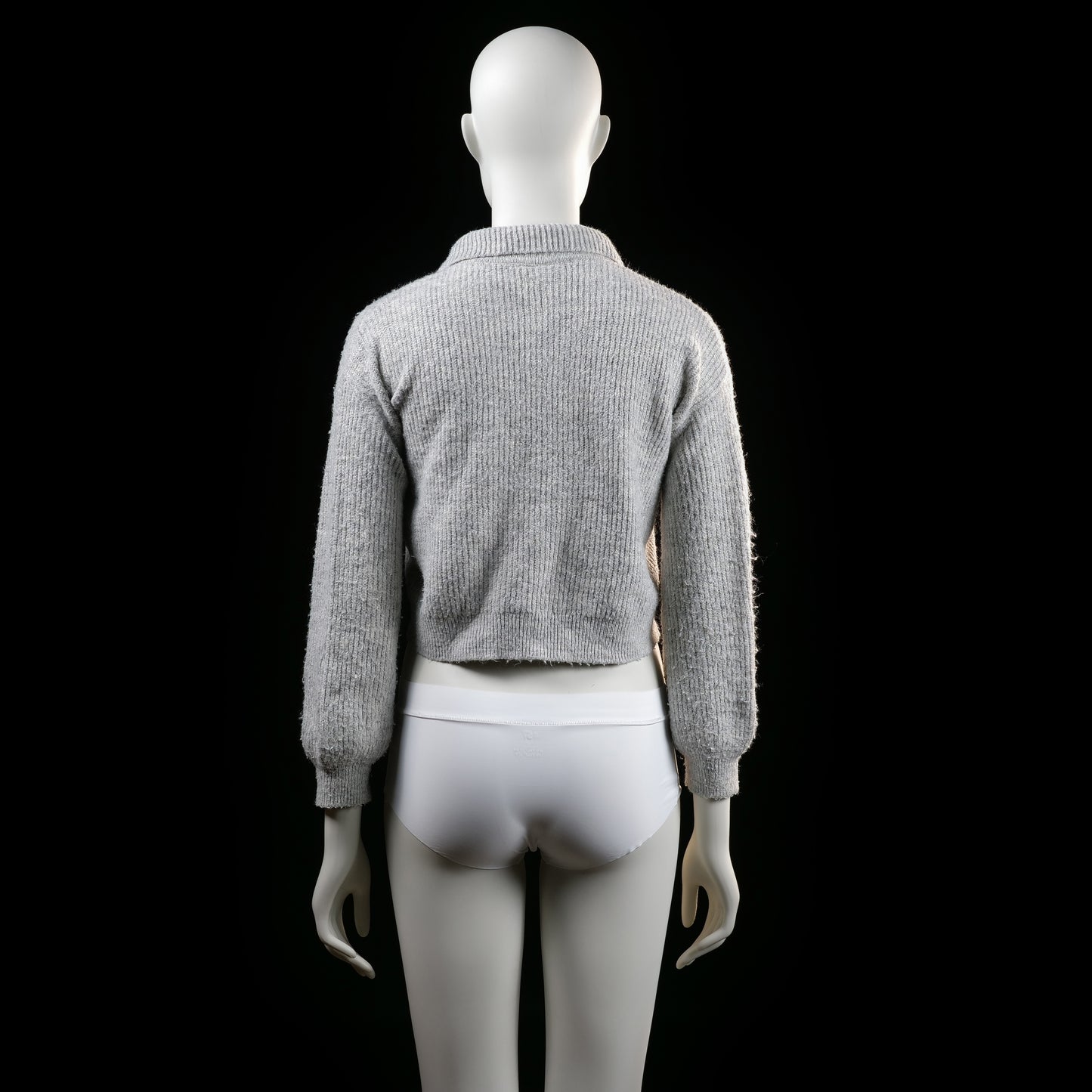 Kappahl - sweater - Light Gray - (Storlek: 146, 152)