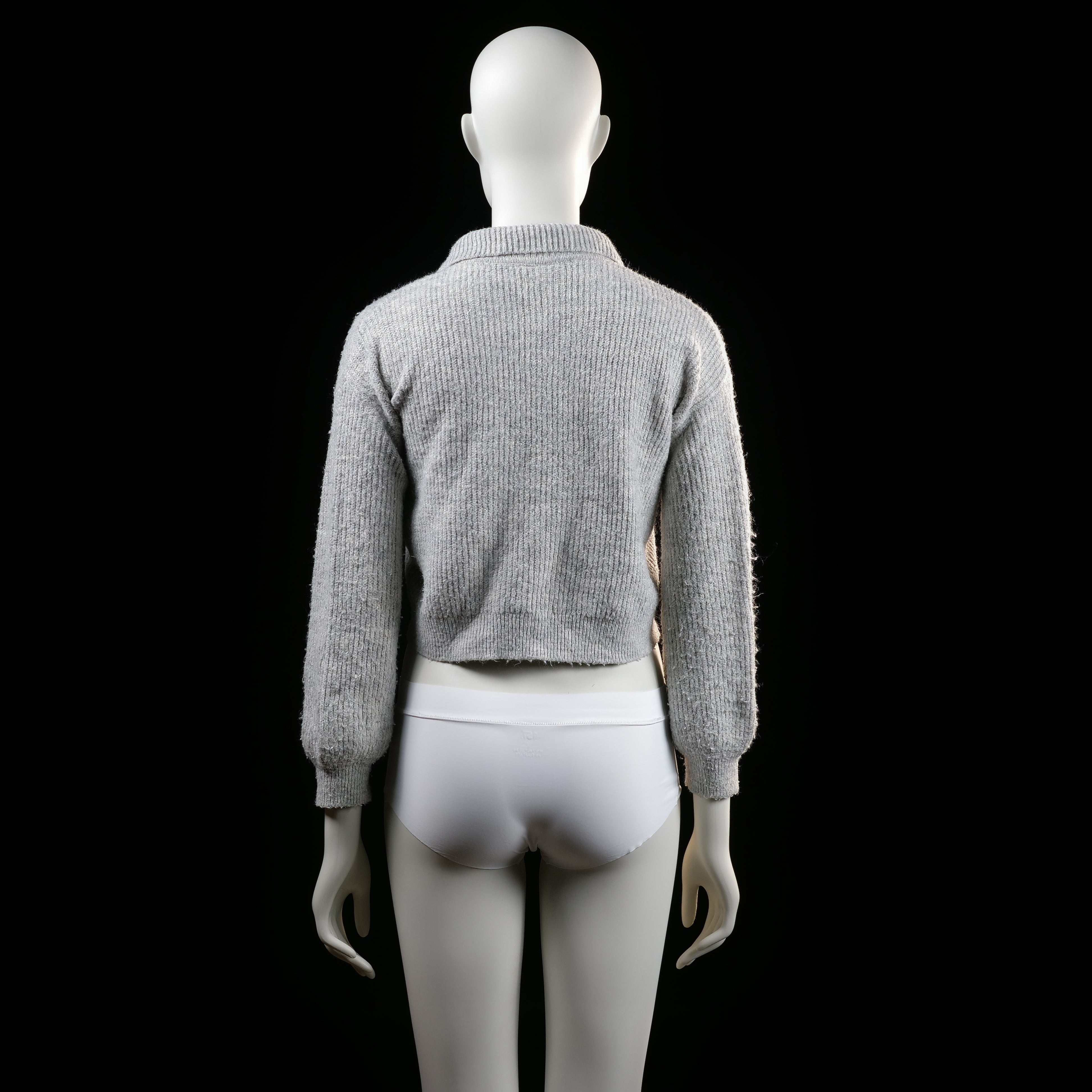 Kappahl - sweater - Light Gray - (Storlek: 146, 152)