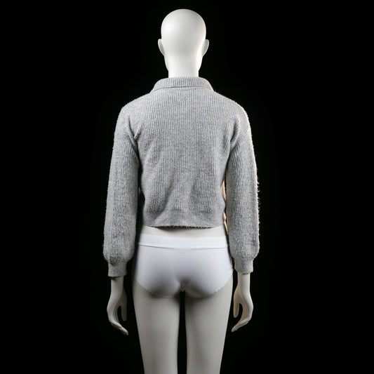 Kappahl - sweater - Light Gray - (Storlek: 146, 152)