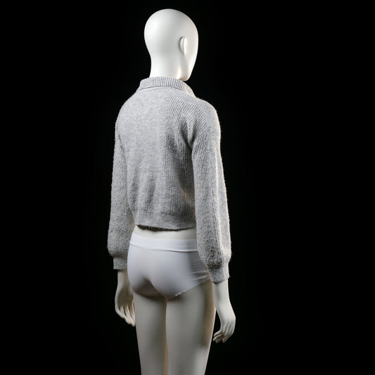 Kappahl - sweater - Light Gray - (Storlek: 146, 152)