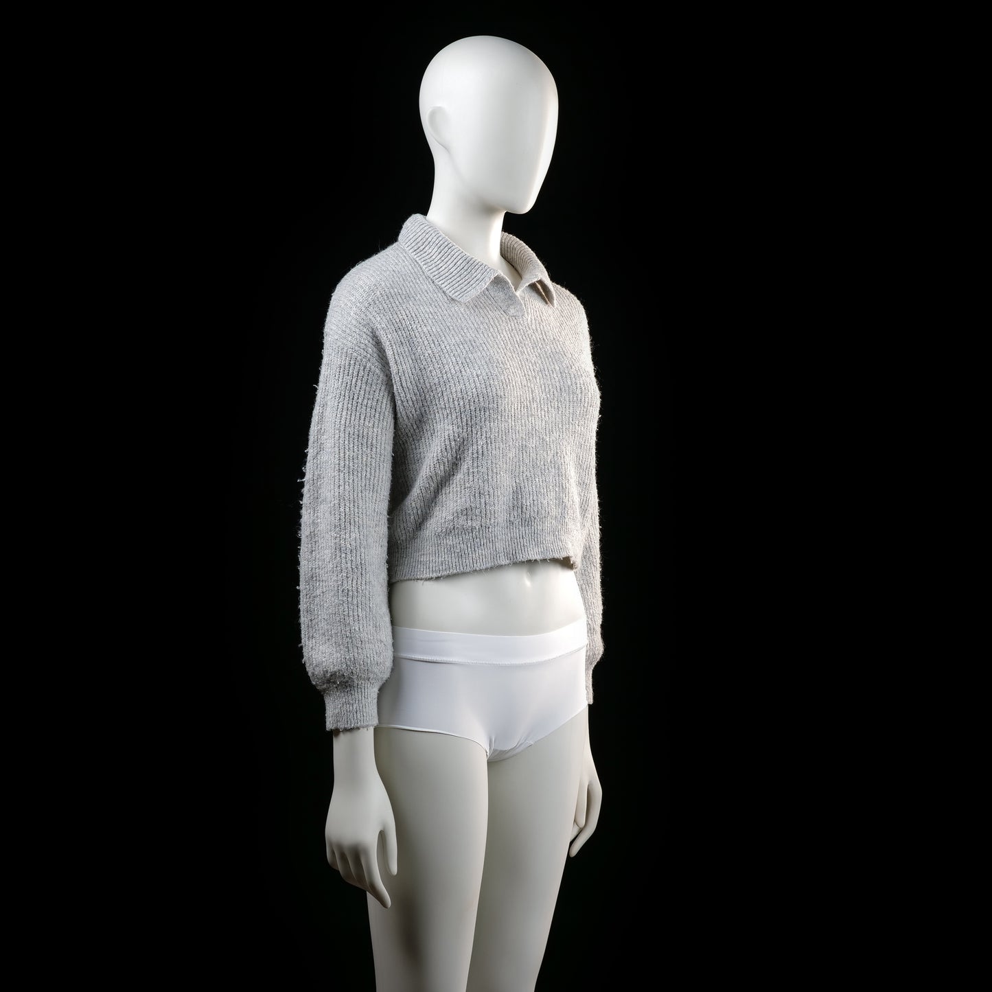 Kappahl - sweater - Light Gray - (Storlek: 146, 152)