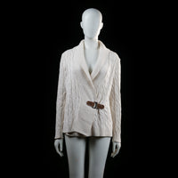 Ralph Lauren - cardigan - Ivory - (Storlek: M)