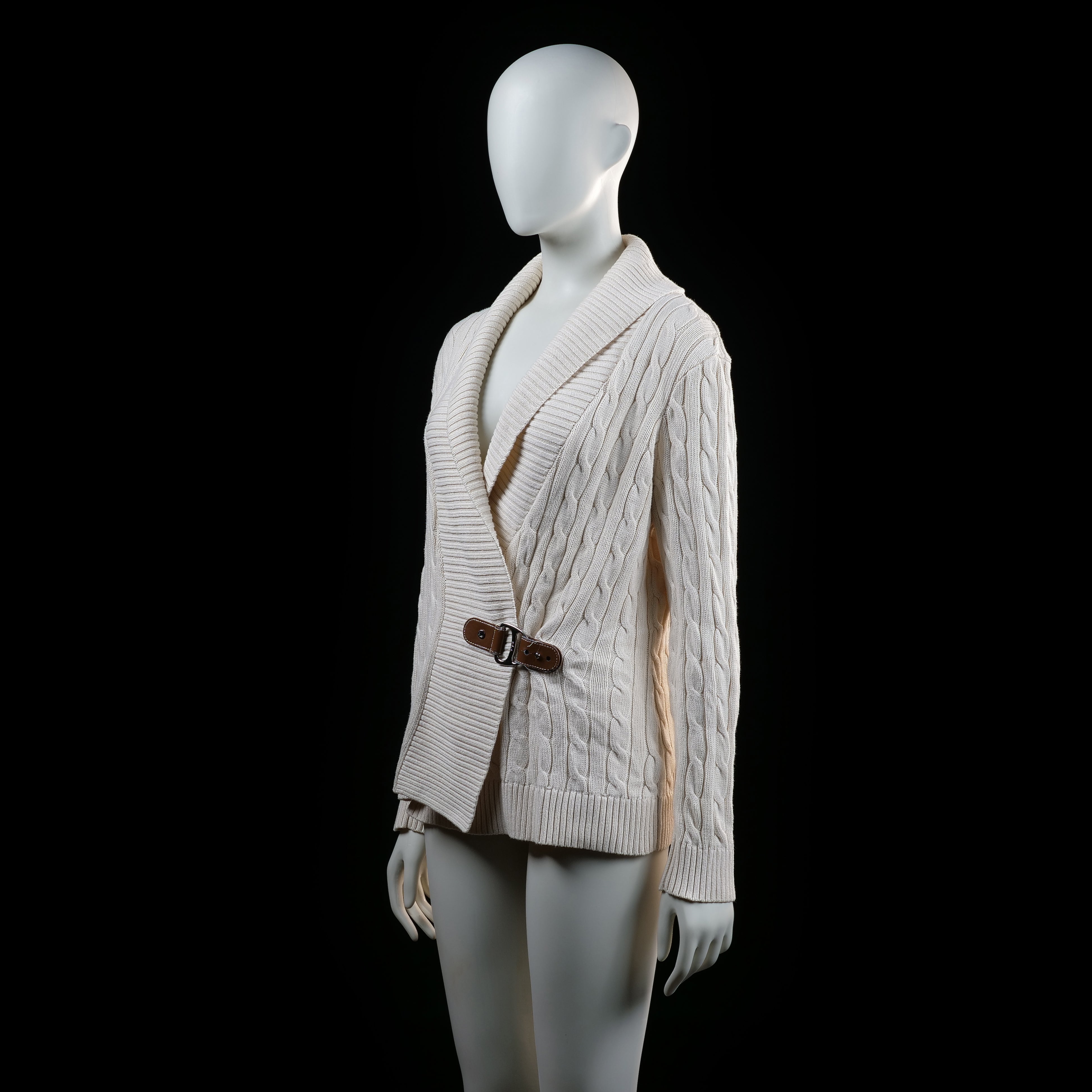 Ralph Lauren - cardigan - Ivory - (Storlek: M)