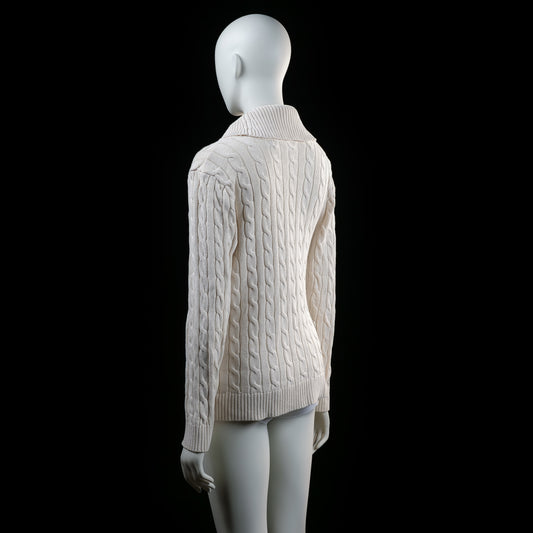 Ralph Lauren - cardigan - Ivory - (Storlek: M)