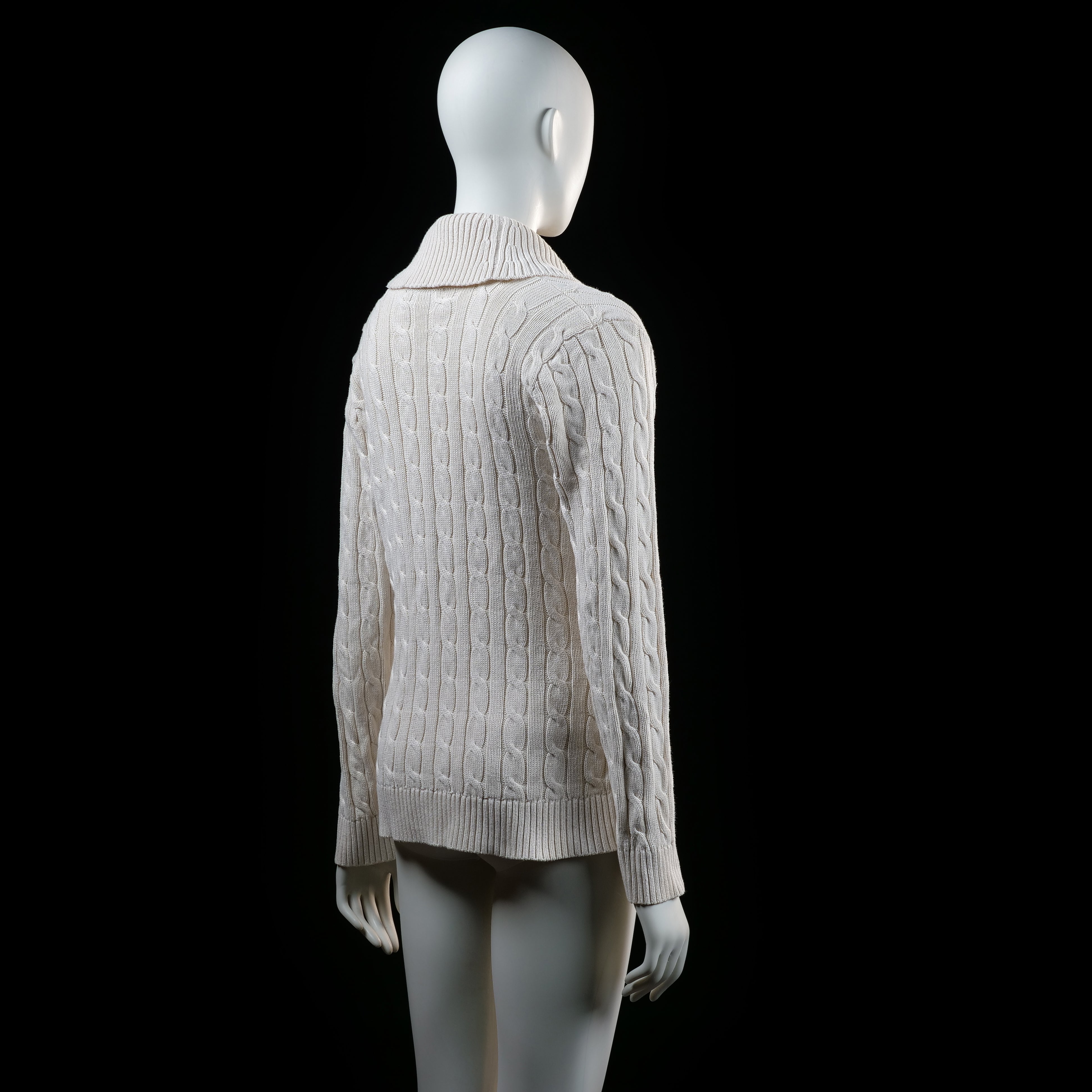 Ralph Lauren - cardigan - Ivory - (Storlek: M)