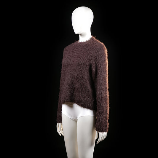Wera - sweater - Dark Brown - (Storlek: XS)