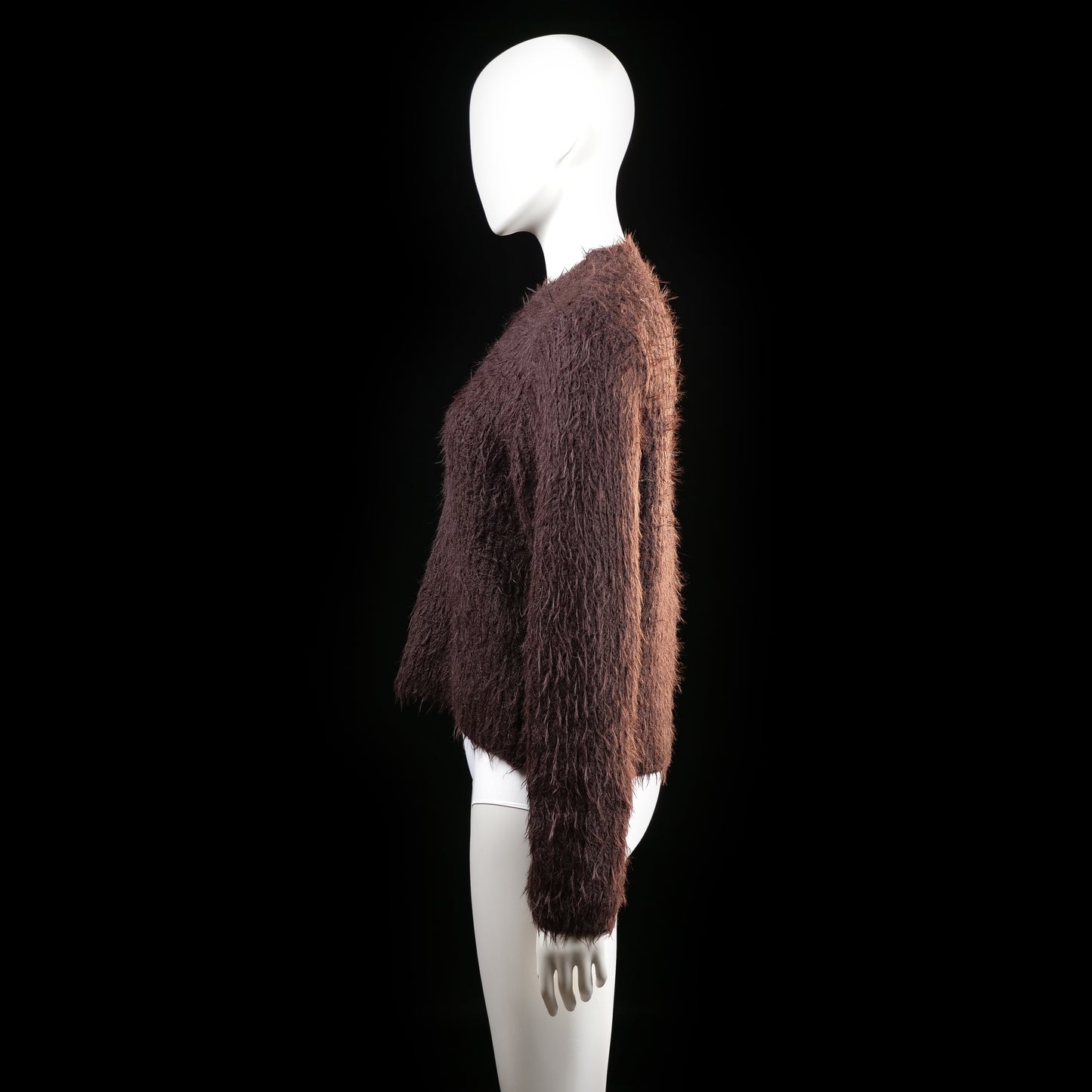 Wera - sweater - Dark Brown - (Storlek: XS)