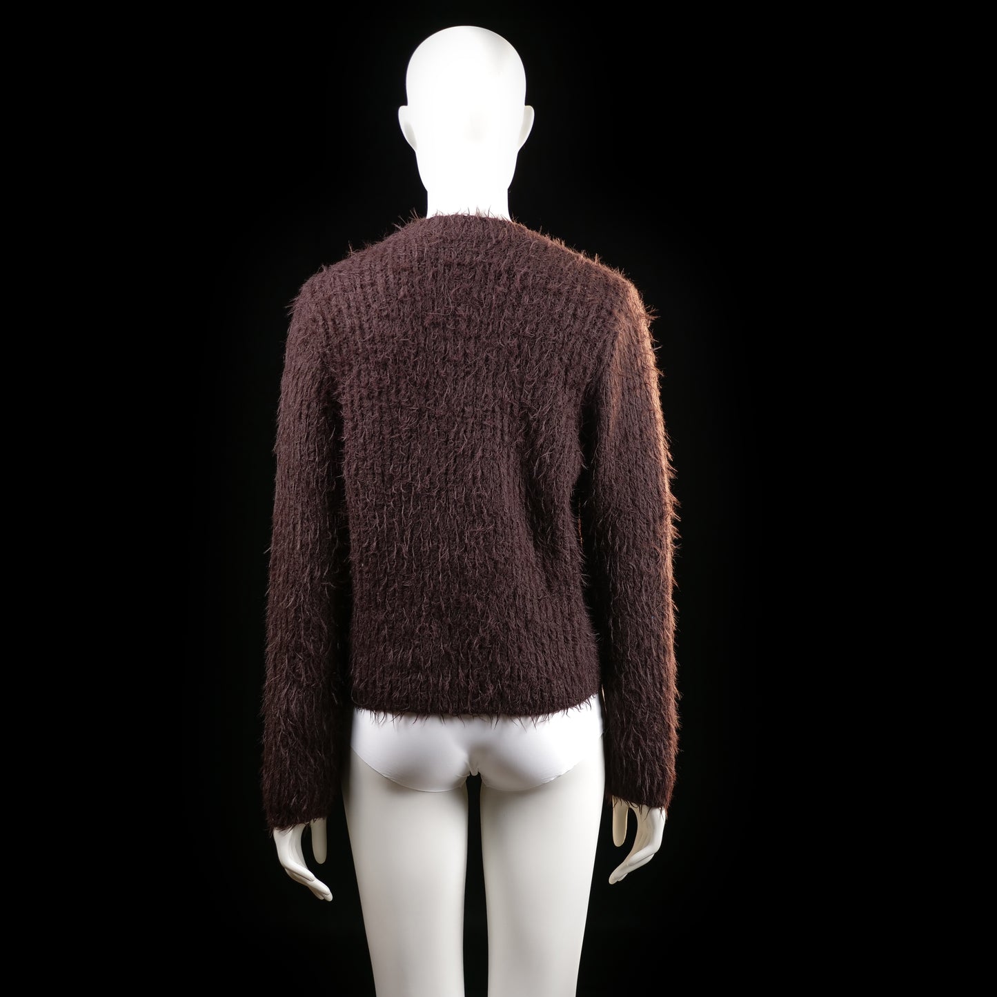 Wera - sweater - Dark Brown - (Storlek: XS)