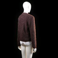 Wera - sweater - Dark Brown - (Storlek: XS)
