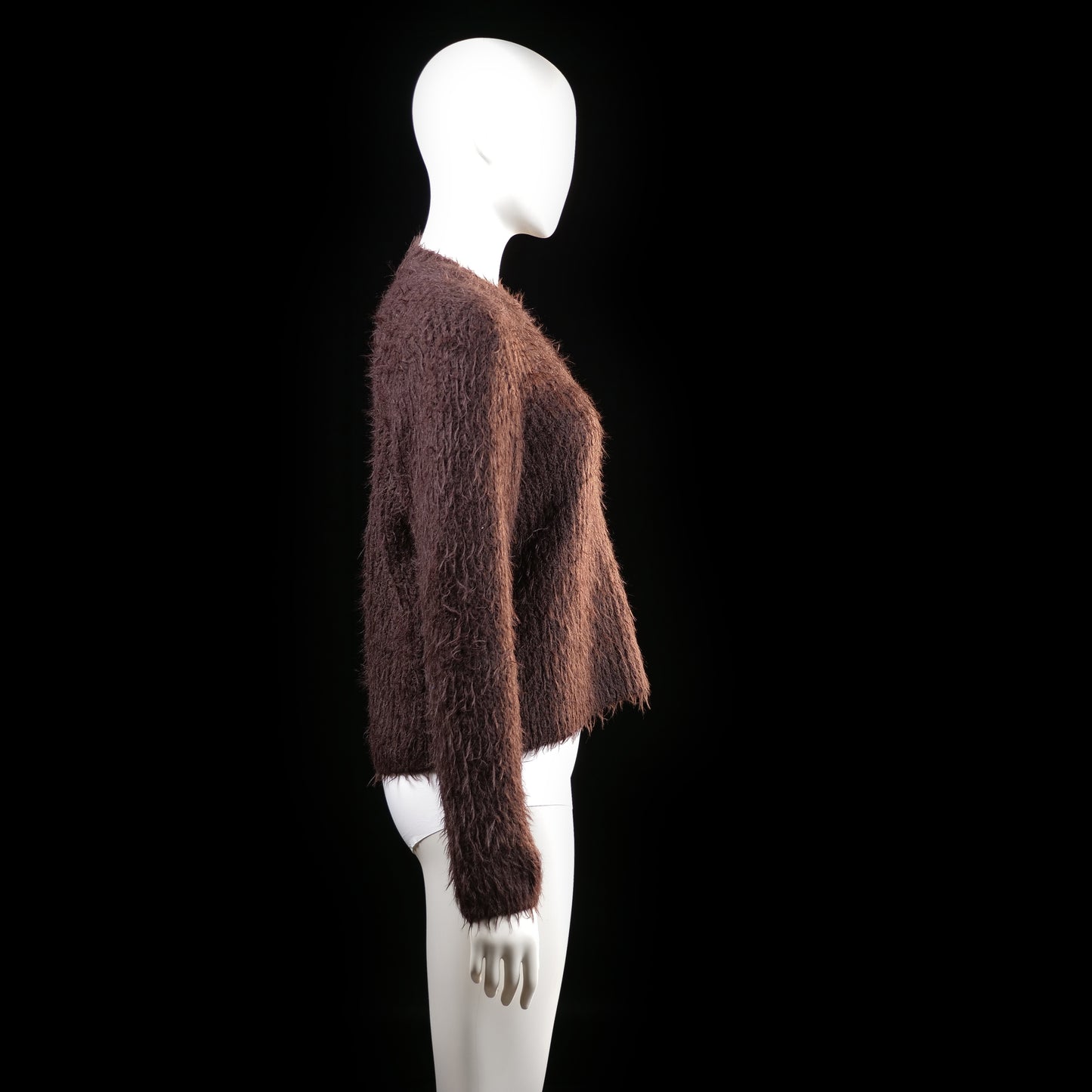 Wera - sweater - Dark Brown - (Storlek: XS)